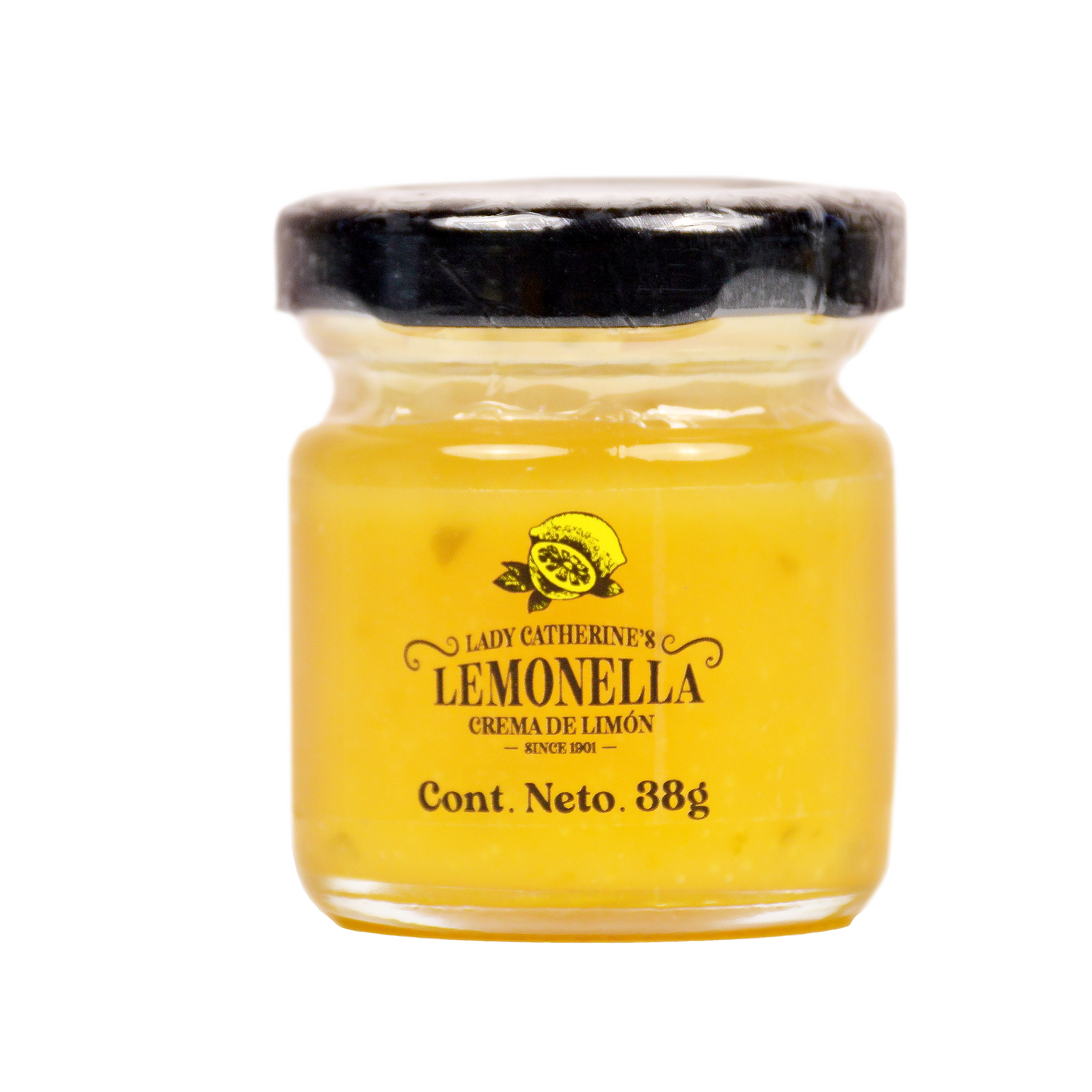 Frasco individual de crema de limon artesanal Lemonella 38g