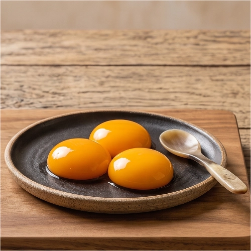 Yemas de huevo pasteurizadas para receta tradicional de crema de limon